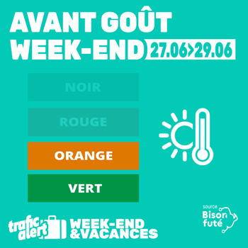 L’avant-goût de Bison Futé et de la météo